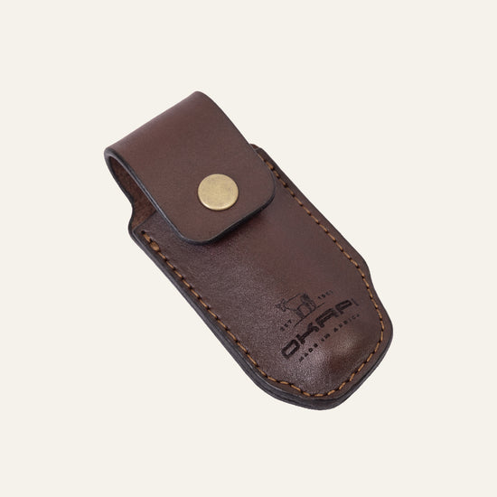 Okapi leather sheath belt clip – fits biltong knives