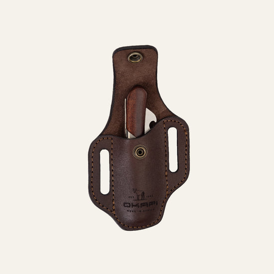 Heritage Sheath in Leather Sheath Belt Loop for Okapi Biltong Knife