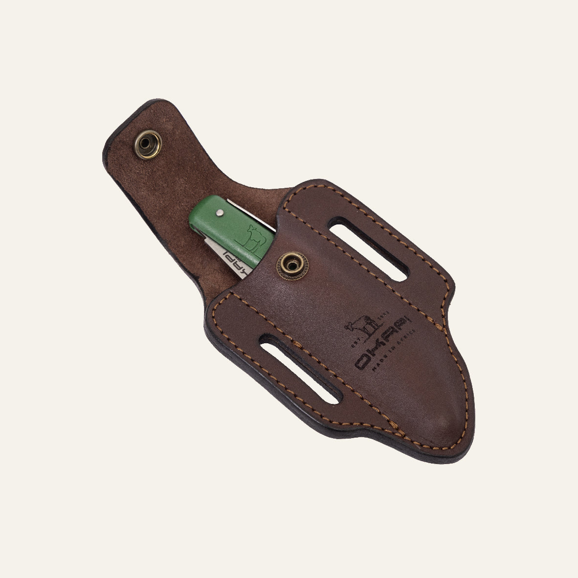 Belt loop sheath for Okapi folding knife