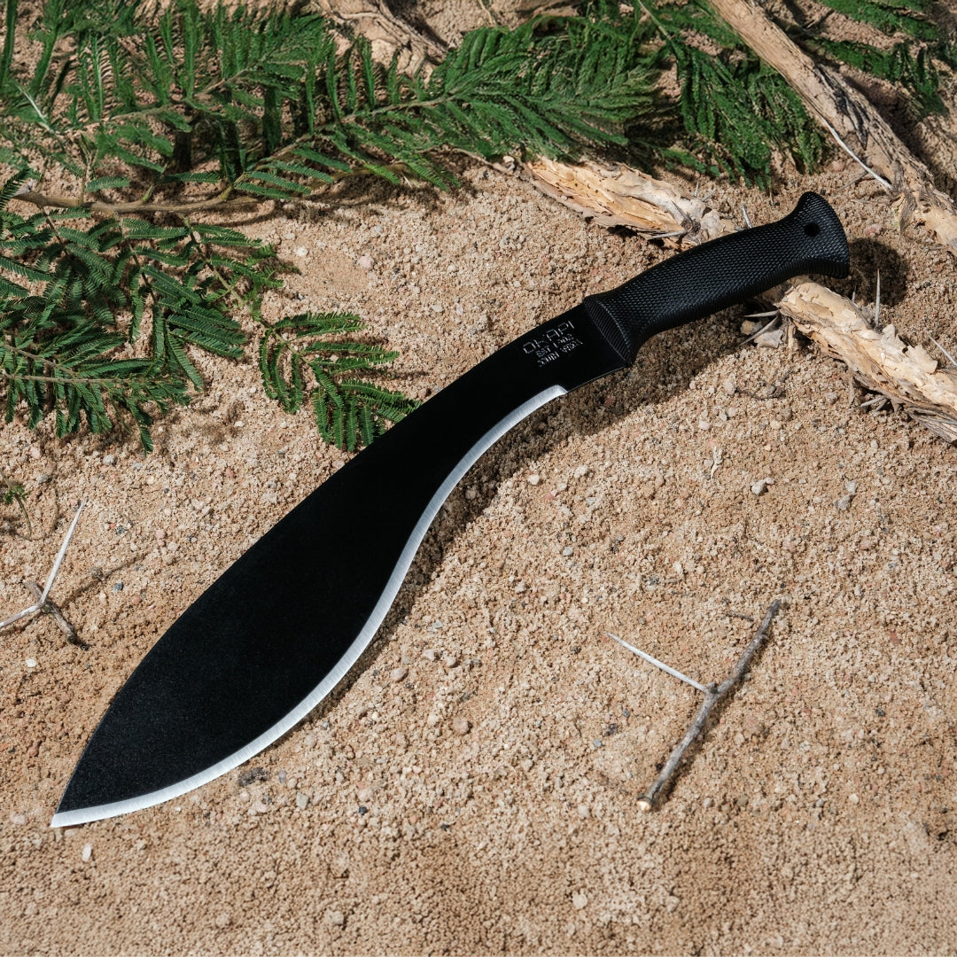 Okapi Kukri Machete with  black handle