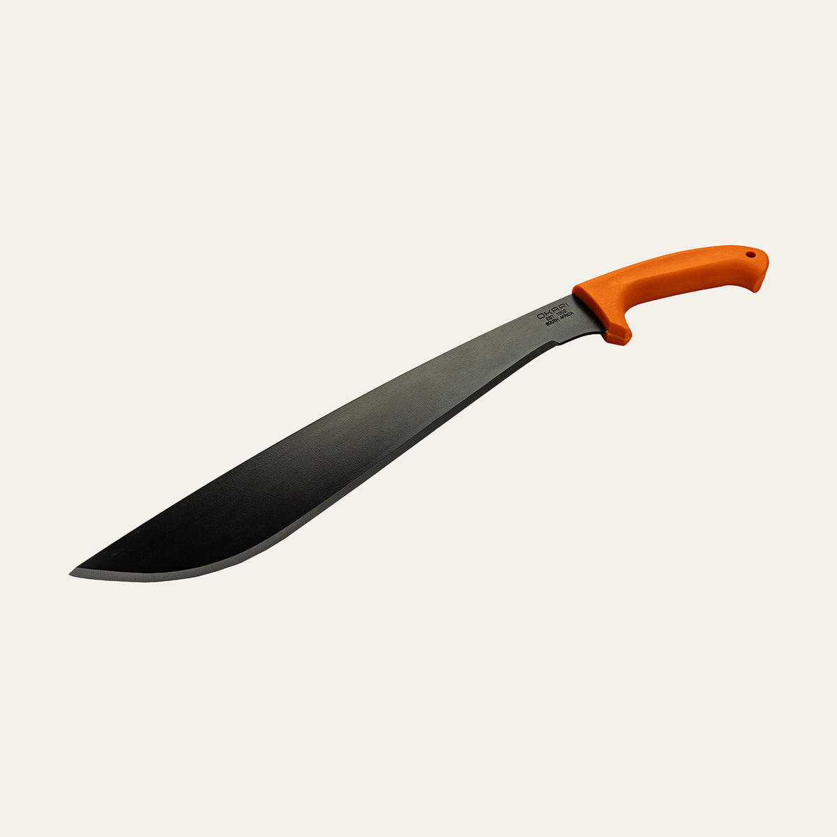 Okapi outdoor Jungle machete with orange handle