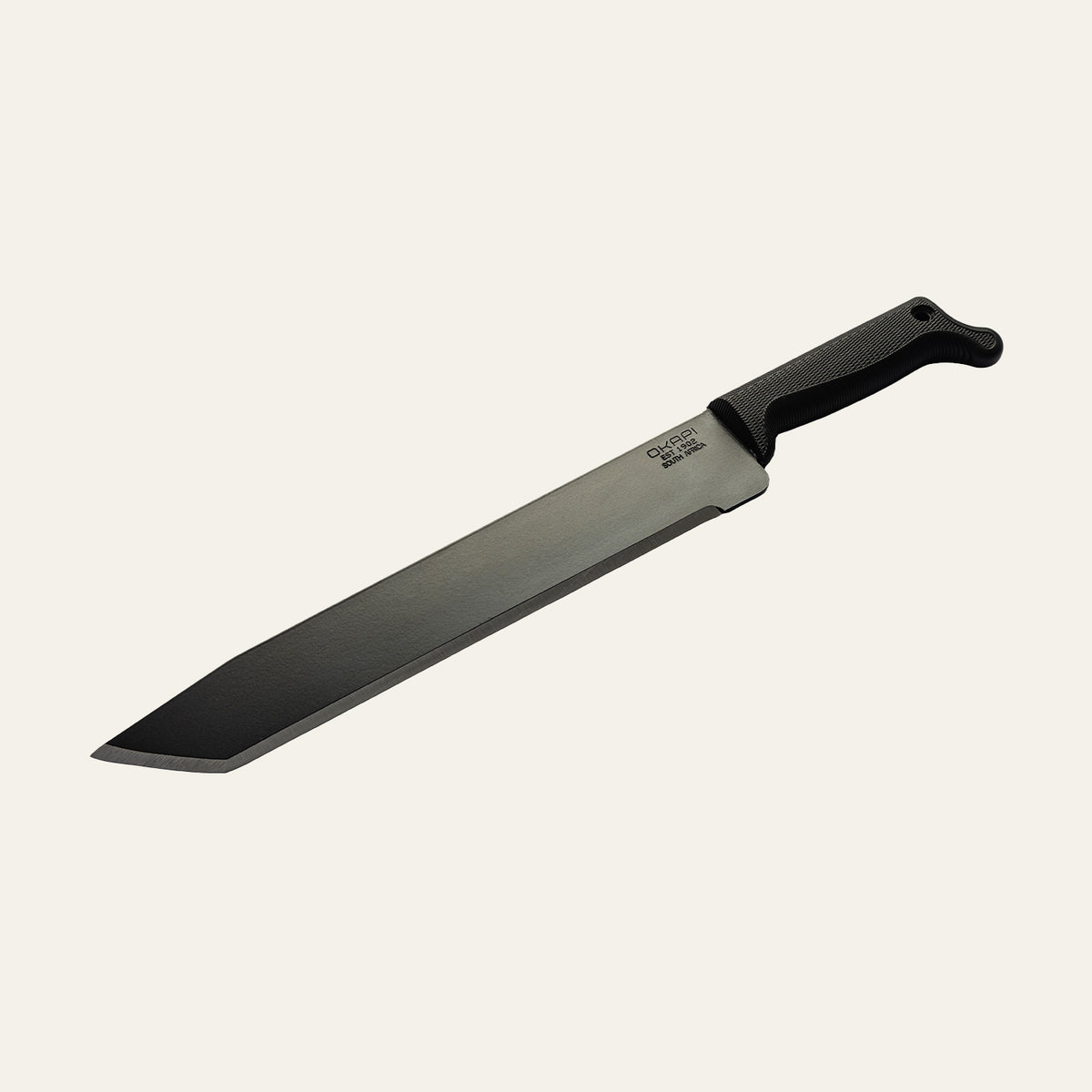 Okapi O-Tanto machete with Tactical Black handle