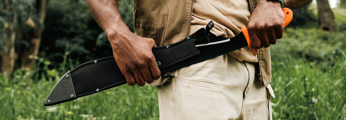 Okapi Jungle Machete with Okapi orange handle